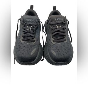 Hoka Bondi 8  Black Athletic Shoes